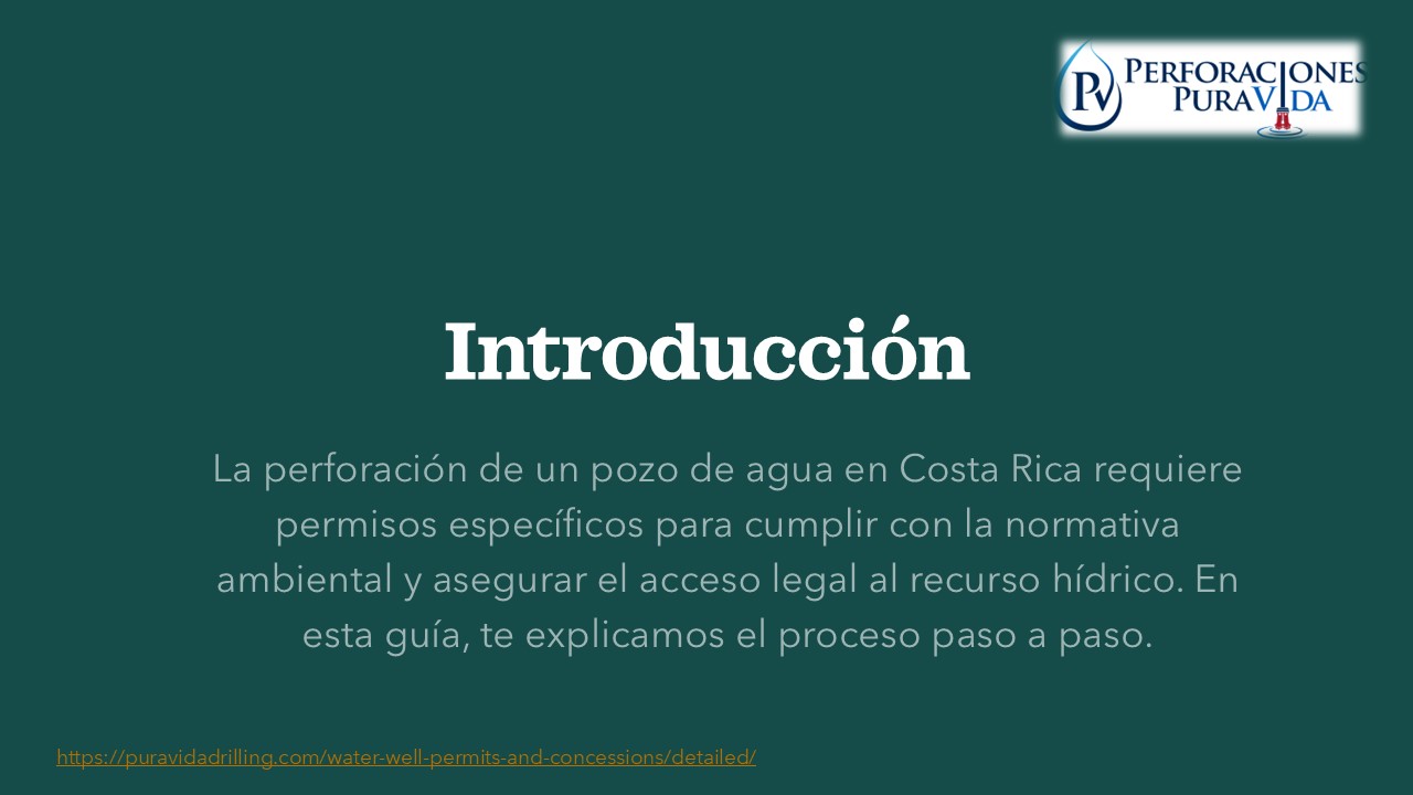Permisos para Pozos de Agua Pura Vida Drilling.ppsx