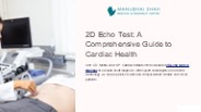 2D Echo Test in Mumbai