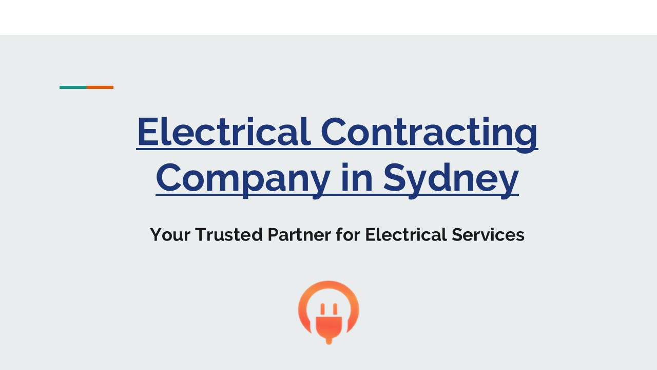 Electrical Contracting Company in Sydney