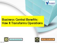 Microsoft Dynamics 365 Business Central Training - Hyderabad