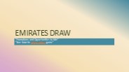 Emirates Draw 25