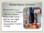 Miami Injury Lawyers