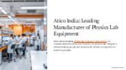 Physics Lab Equipment Manufacturer and Supplier