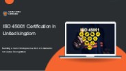 ISO 45001 Certification in United kingdom | Quality Control Certification