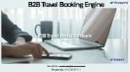 B2B Travel Booking Engine