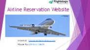 Airline Reservation Website