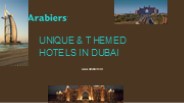 Unique & Themed Hotels in Dubai