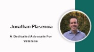Jonathan Plasencia - A Dedicated Advocate For Veterans