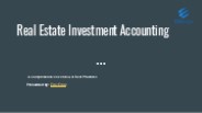 Real Estate Investment Accounting
