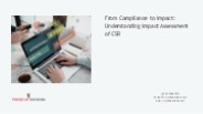 From Compliance to Impact: Understanding Impact Assessment of CSR