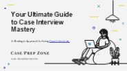 Ace Your Job Interview with Case Coaching