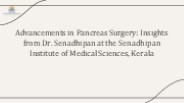 Pancreas Surgery
