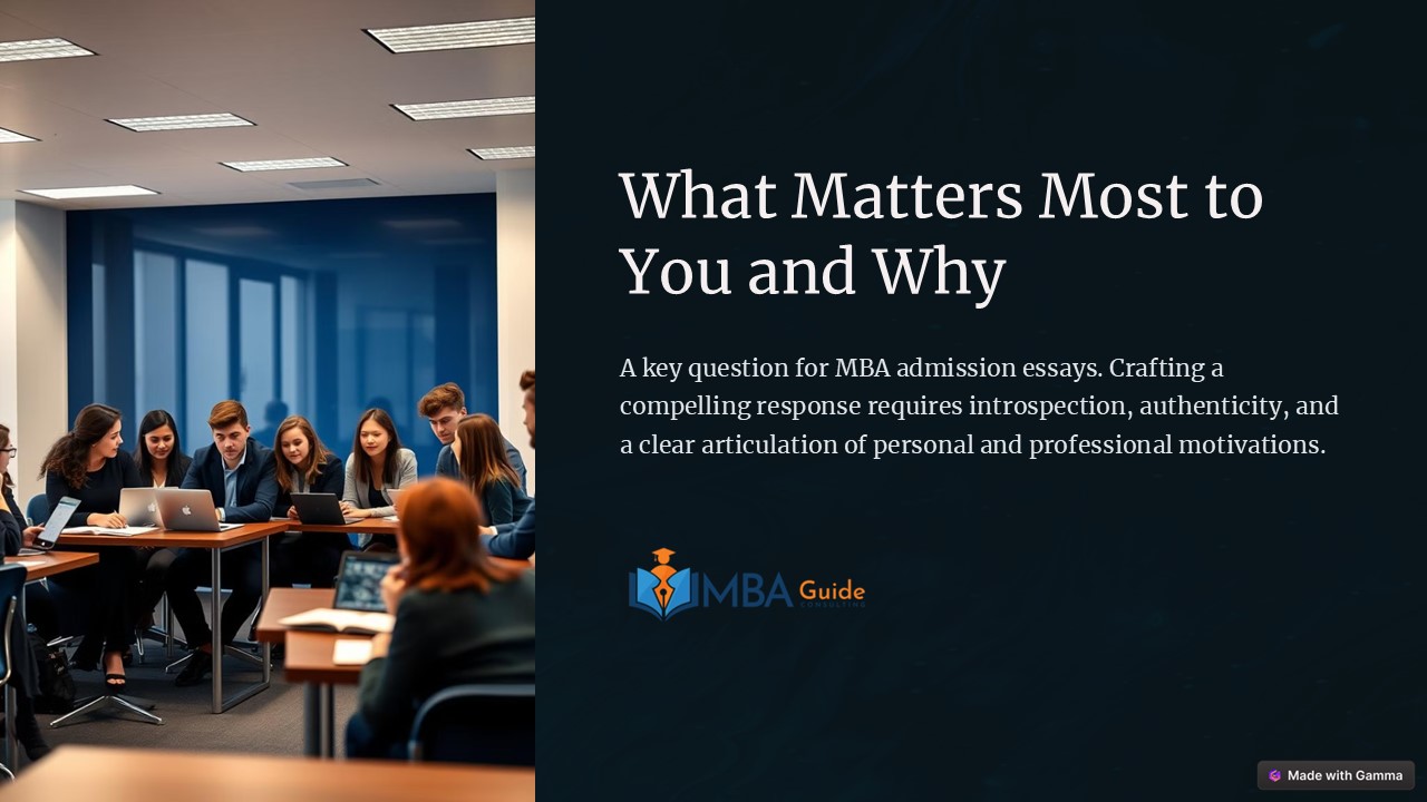 What Matters Most to You: The Power of Self-Reflection