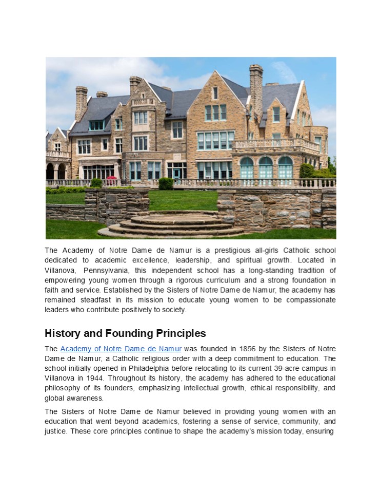 Academy of Notre Dame de Namur (1)