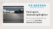 Parking Lot Sealcoating Brighton