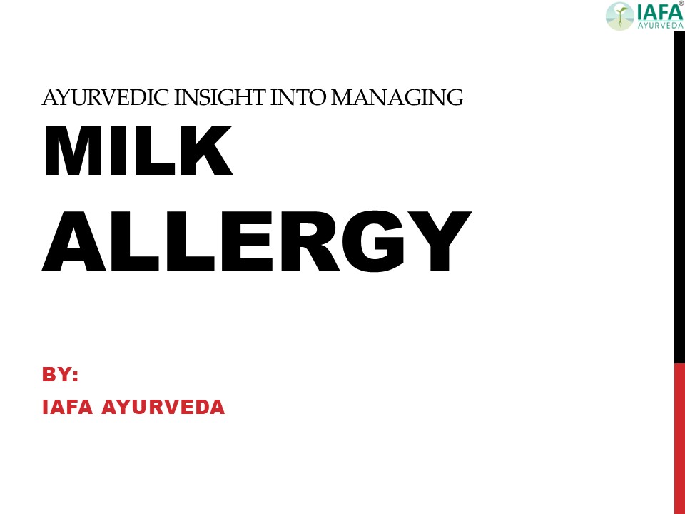 What are the Milk Allergy?