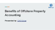 Benefits of Offshore Property Accounting