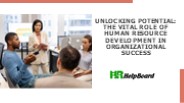 Human Resource Development Meaning Human Resource Development Definition