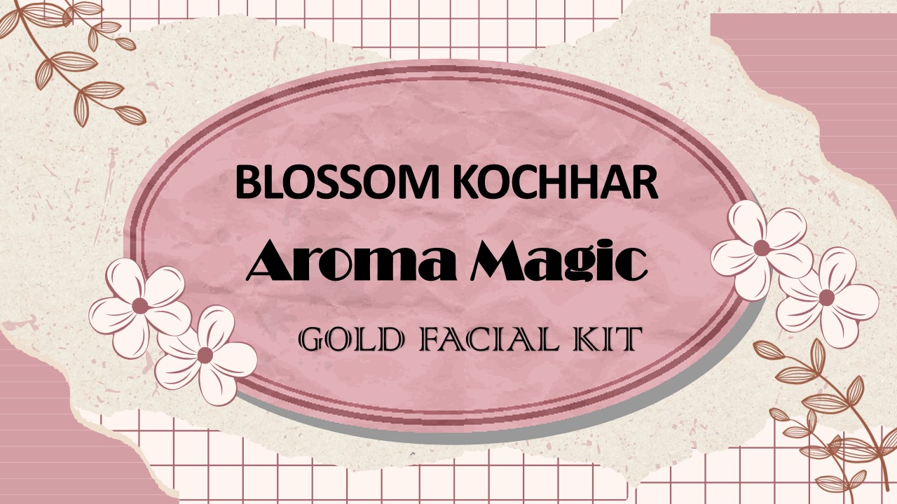 Glow Like Gold with Aroma Magic Gold Facial Kit