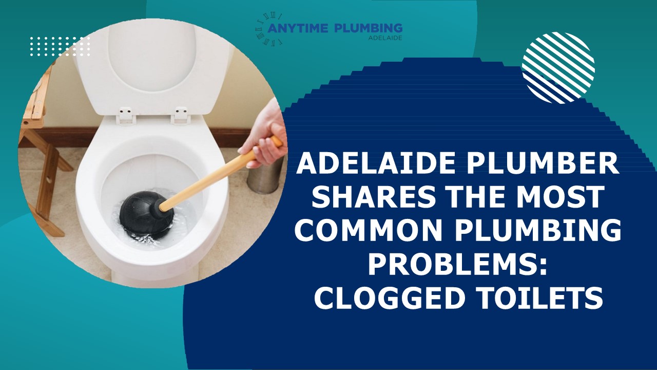 Adelaide Plumber Shares The Most Common Plumbing Problems: Clogged Toilets