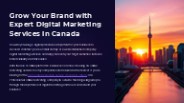 How Digital Marketing works in Canada