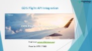 GDS Flight API Integration