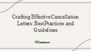 Cancellation Letter Template