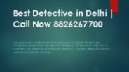 Top Best Detective in Delhi