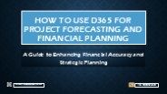 D365 Project Management And Accounting Training in Hyderabad