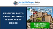 Essential Facts About Property Insurance in Mexico