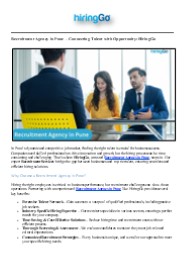 HiringGo – Pune’s Top Recruitment Agency!