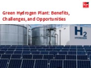 Green Hydrogen Plant: Benefits, Challenges, and Opportunities