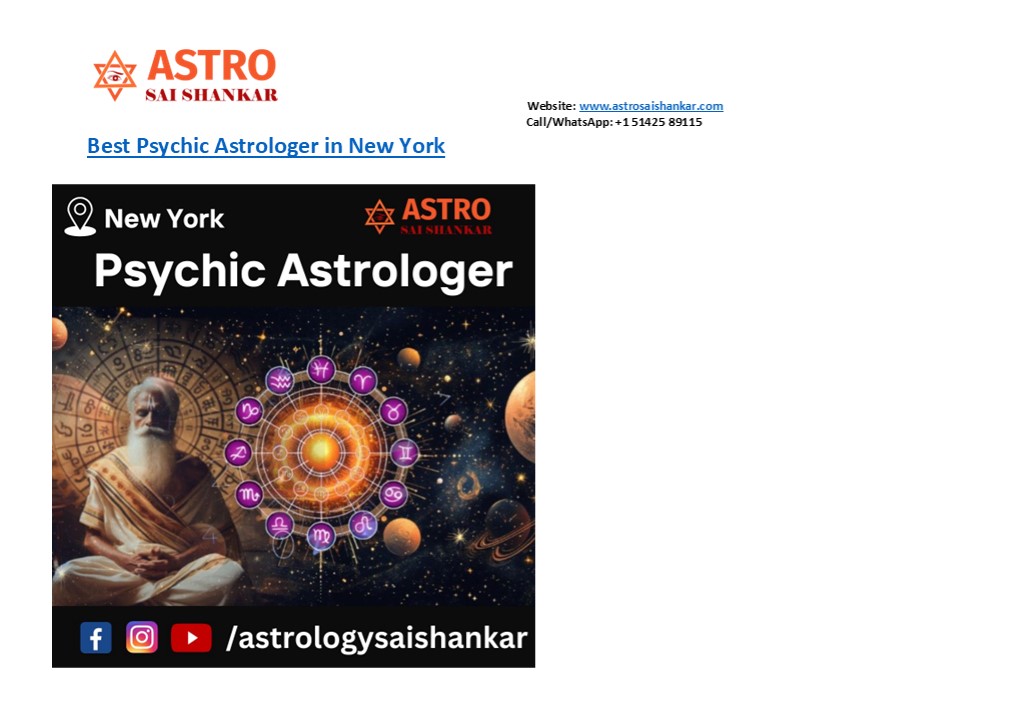 Best Psychic Astrologer in New York, USA