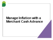 Manage Inflation with a Merchant Cash Advance