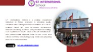S.T. International School – Leading CBSE Syllabus School Near You