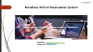 Amadeus Airline Reservation System