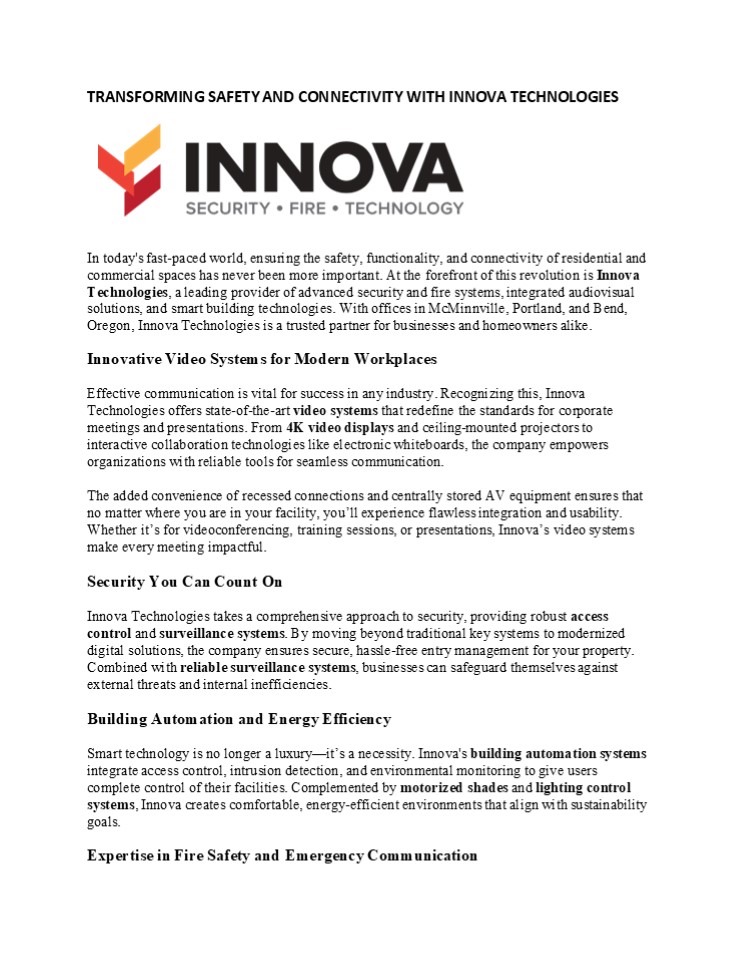 Portland Commercial Surveillance Solutions