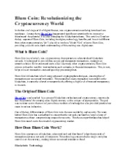 Blum Coin: Revolutionizing the Cryptocurrency World