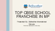 International School Franchise in India – Bellwether Schools