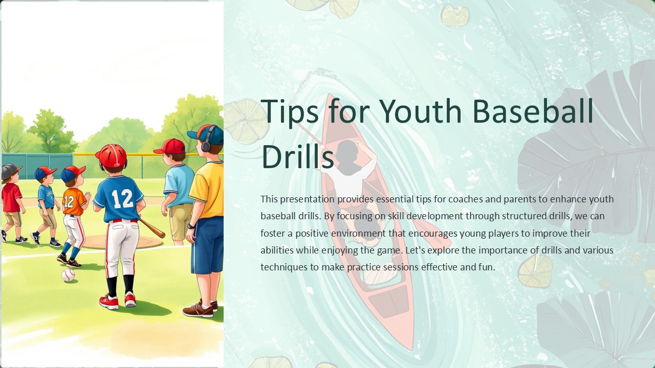 Tips for Youth Baseball Drills