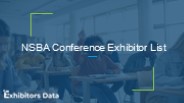 NSBA Conference Exhibitor List