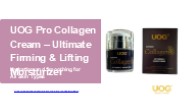 UOG Pro Collagen Cream – For Youthful, Firm Skin