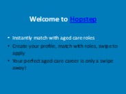Hopstep Revolutionising Aged Care Job Search
