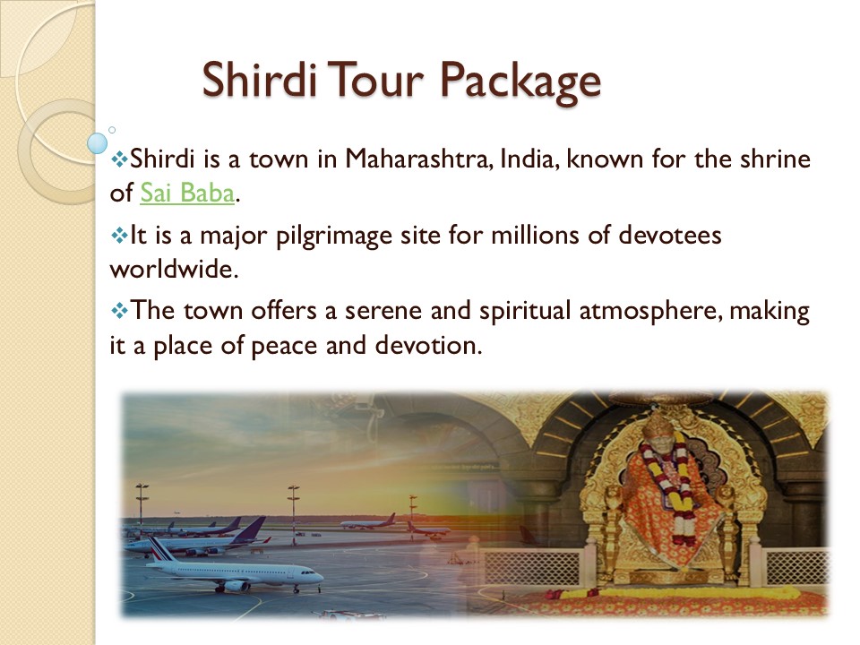 Best Shirdi tour package from Chennai
