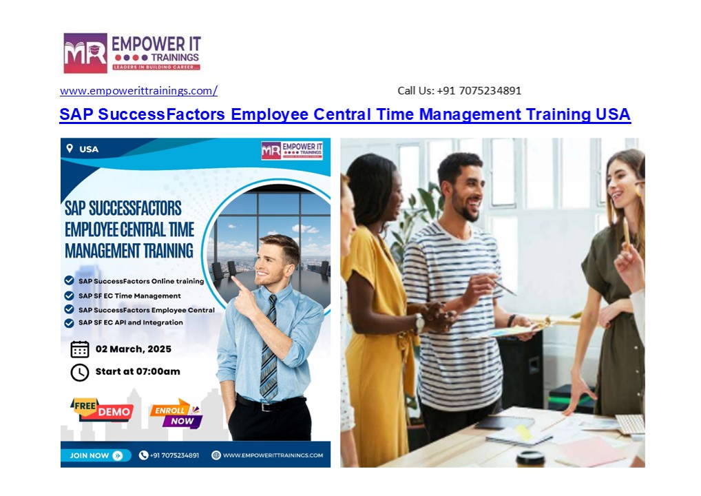 SAP SF Employee Central Time Management Training USA