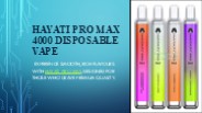Hayati Pro Max 4000 Disposable Vape