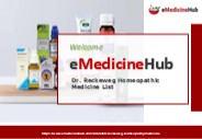 Dr. Reckeweg Homeopathic Medicine List