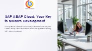 SAP ABAP Cloud: Your Key to Modern Development