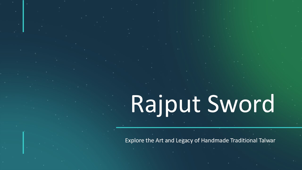 Rajput Sword – Buy Handmade Traditional Talwar Online