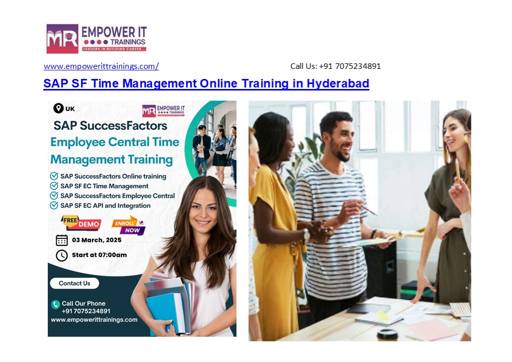 SAP SF Time Management Online Training in Hyderabad (1)
